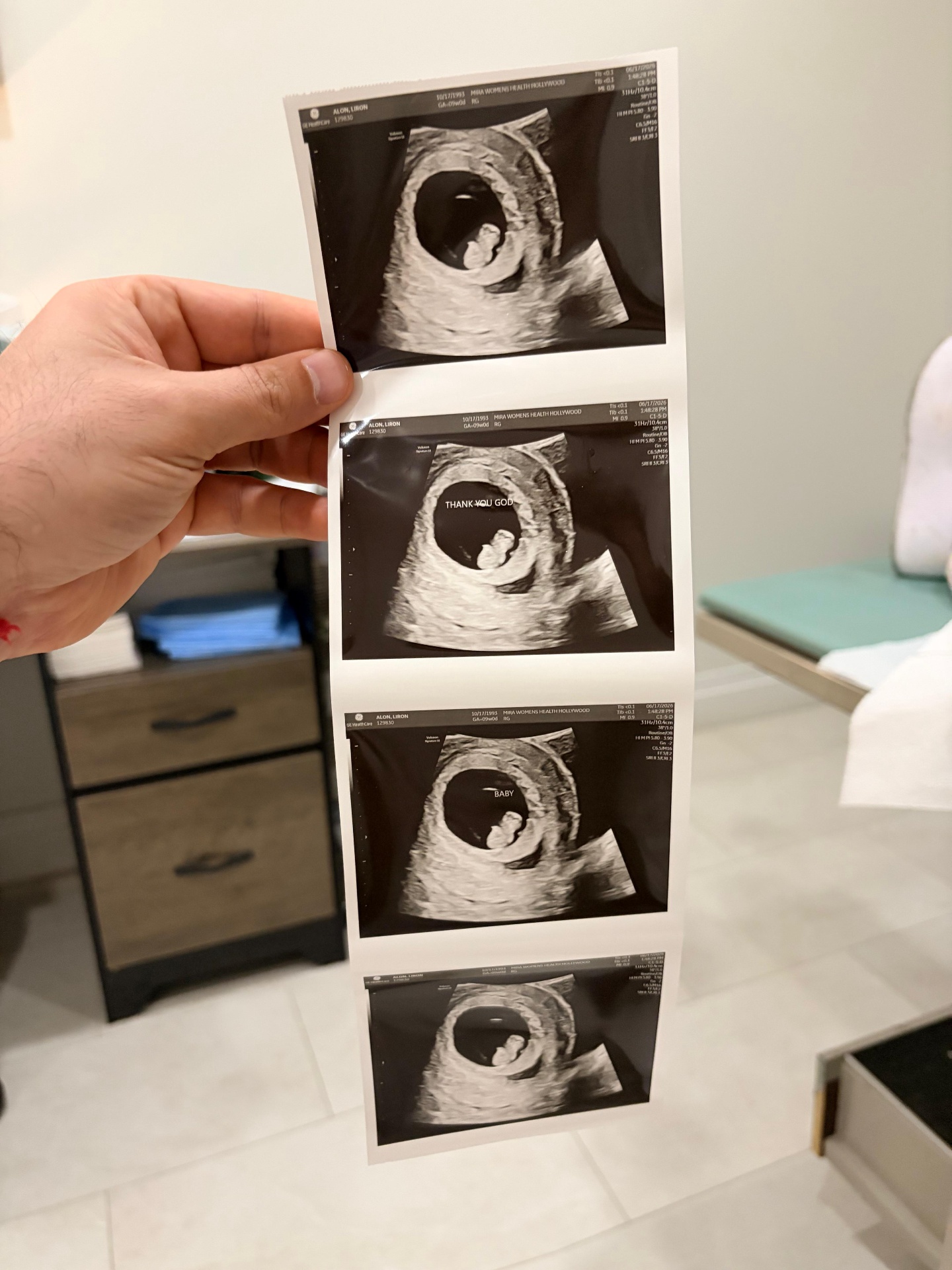 First glimpse